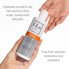 CLn Shampoing – rinçage laisse une sensation neutre.
