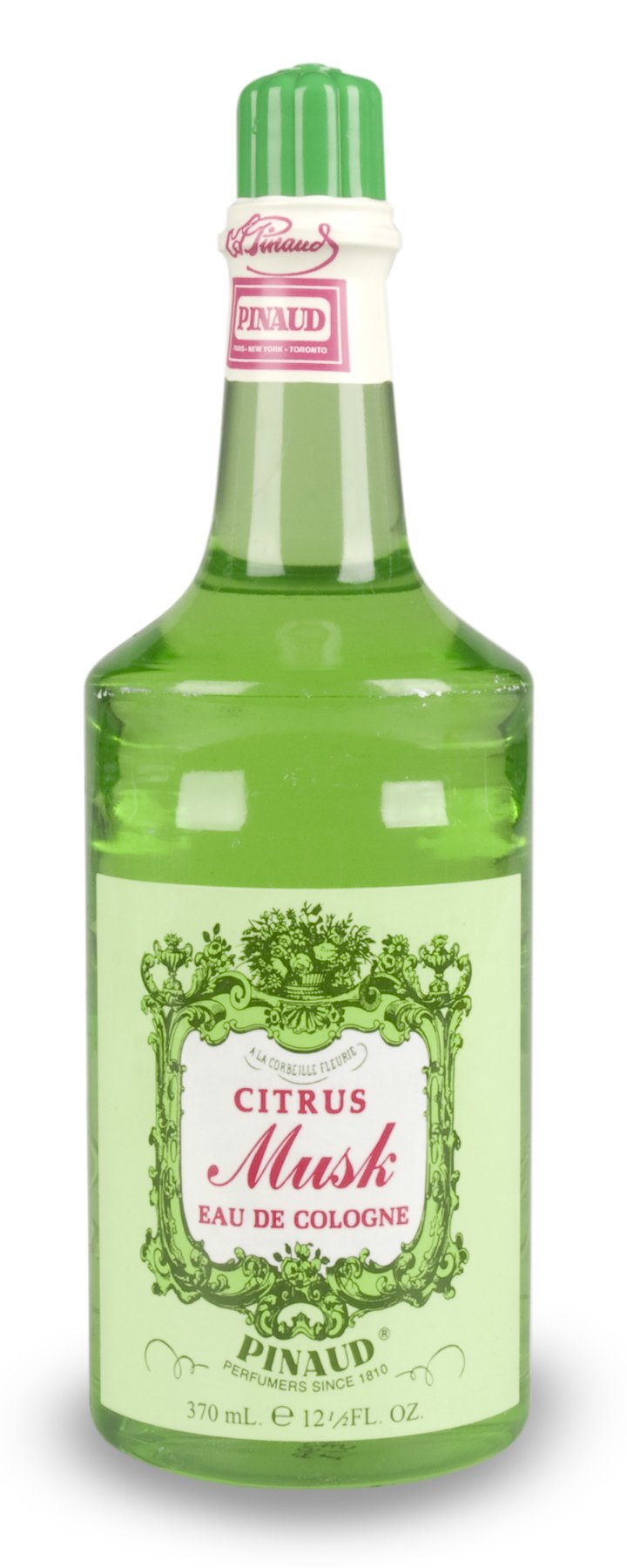 Flacon Clubman Pinaud Citrus Musk après-rasage : rafraîchissant et apaisant pour la peau.