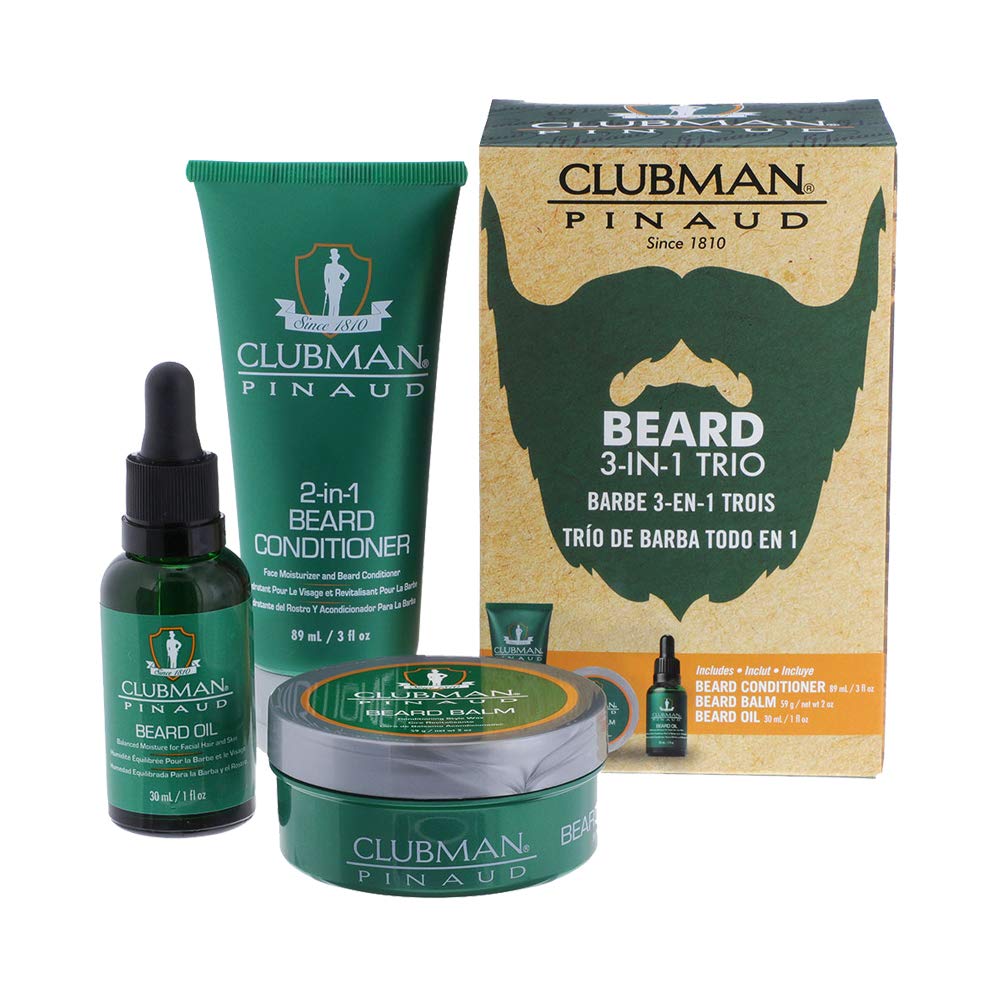 Clubman Pinaud: conditionneur barbe - apaise la peau et rend la barbe plus douce.