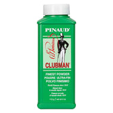 Poudre Clubman Pinaud Blanche dans son emballage, absorption légère et soin discret.