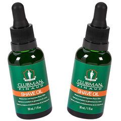 Clubman Pinaud pre shave oil bottle for smoother glide and hydration
