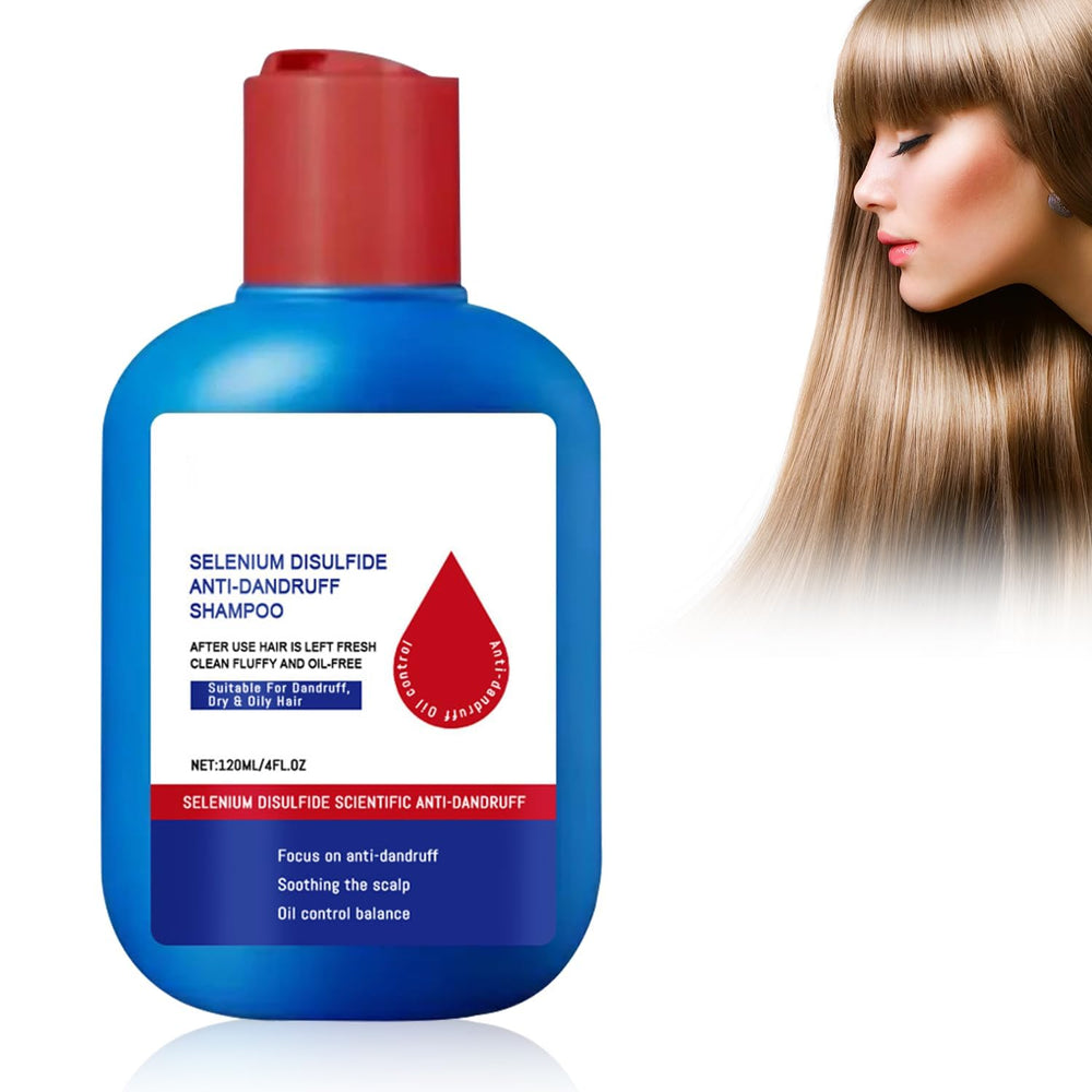 CLYXQP Shampoing anti-pellicules en bouteille 300 ml pour cheveux propres et sans pellicules.