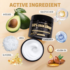 Texture légère et absorption rapide de la Crème Clyecfra Urée 60%