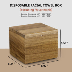 Rangement lingettes visage XL CMLKLZD, facile à atteindre