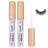 CMNRO Colle Cils Transparente Tenue Longue: adhérence fiable pour des faux cils toute la journée.