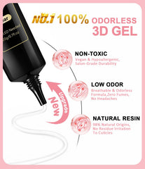 CMTQVFL kit art ongles poudre chrome or pour nail art chic.