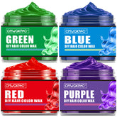 CMWGKBC gel colorant vert pour cheveux; coloration temporaire rapide adaptée aux enfants.