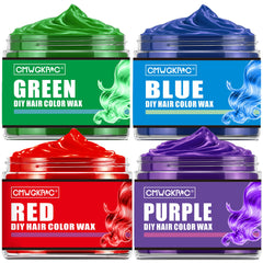 CMWGKBC gel colorant vert pour cheveux; coloration temporaire rapide adaptée aux enfants.
