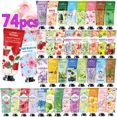 CMWGKBC crème mains 74-pack : assortiment varié pour des mains nourries toute la journée.