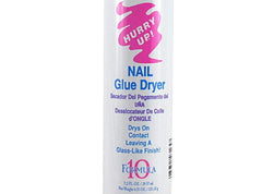 CN Nail Glue Dryer close-up in action showing fast-dry performance for glossy tips.