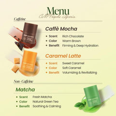 CNP Café Lip Butter being dispensed from dial container.