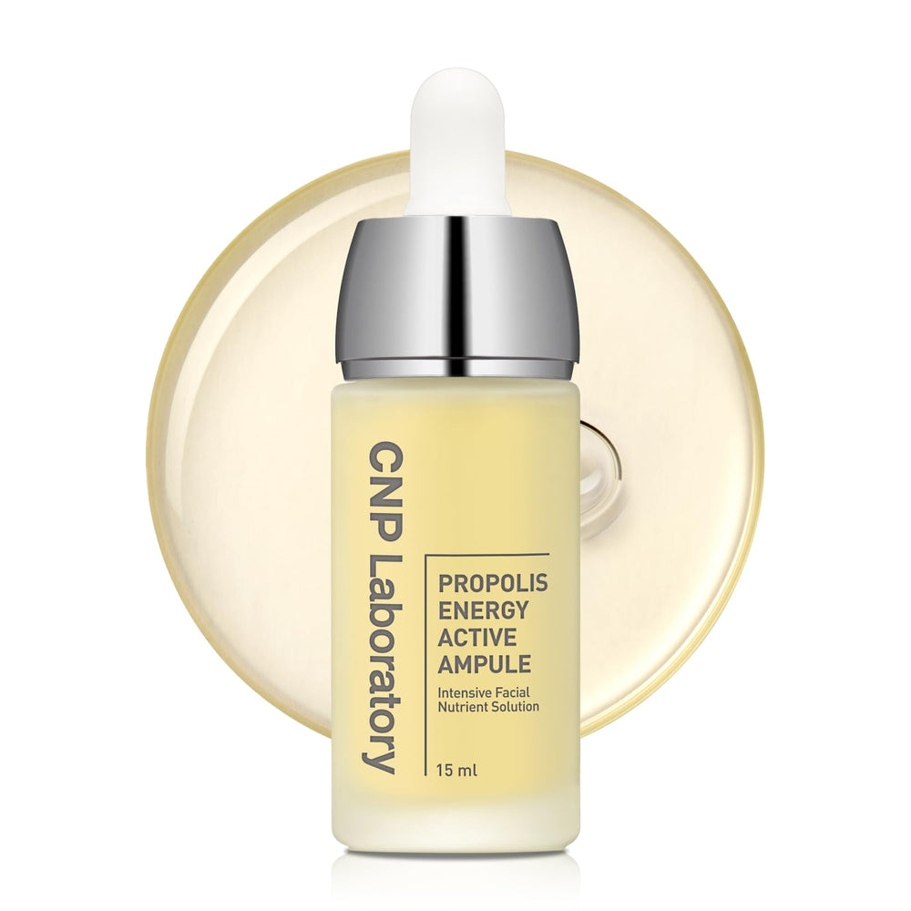 Sérum CNP Honey Glow dans la bouteille 15 ml, hydratation rapide.