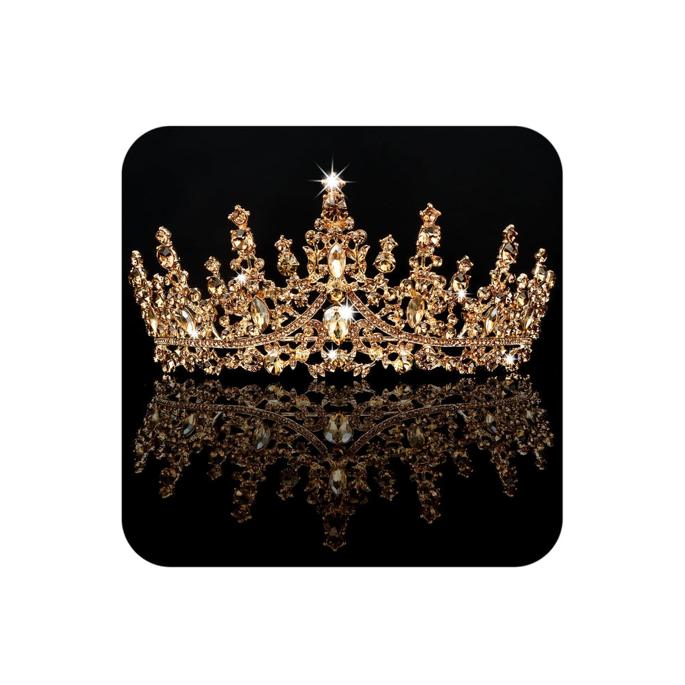 COCIDE couronne-cristaux royale, parfaite pour mariages et photos