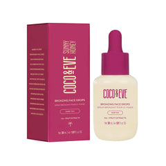 Coco & Eve Sunny Honey Bronzing Drops flacon détail pour hâle progressif naturel