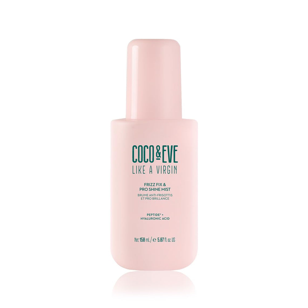 Coco & Eve Like A Virgin Fix anti-frisottis et brillance pro brume — Bouteille pompe, application rapide.