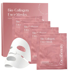 COCOBEAUTY Masque feuille collagène – hydratation profonde pour peau repulpée et lumineuse.
