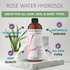 Cocojojo Rose Hydrosol : brume visage rafraîchissante et hydratante.