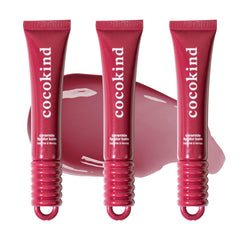 Cocokind Baume Lèvres Ceramides, texture lisse et hydratante.