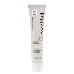 Cocokind Gel Retinol Débutant 0,1% – flacon, douceur adaptée pour peau sensible.