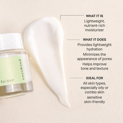 Cocokind Texture Smoothing Cream avec pompe visible, application facile et finition satinée.