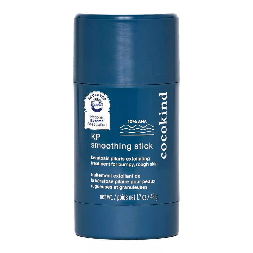 Cocokind KP stick de lissage appliqué sur zones rugueuses pour lisser la peau.