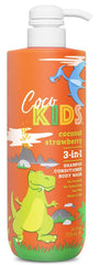 Bouteille Cocokids 3-en-1 prête pour le bain et la douche.