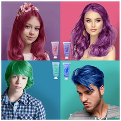 COLAYERIST teinte verte pour cheveux, couleur vive et durable.