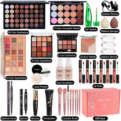 Coliusa kit maquillage tout-en-un offrant fond de teint et couvrance naturelle