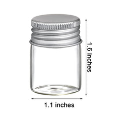 Coloch pot verre 15 ml, format compact facilitant le transport d’échantillons