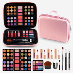Color Nymph trousse maquillage rose réutilisable pour ranger et transporter facilement