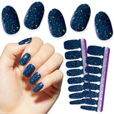 Color Street Oceans Apart – Bandes vernis à paillettes pour manucure rapide et sans bavures.