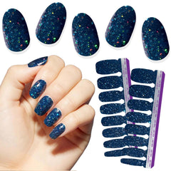 Color Street Oceans Apart – Bandes vernis à paillettes pour manucure rapide et sans bavures.