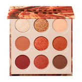 ColourPop Rock On: palette terracotta matte, idéale pour des looks quotidiens faciles.