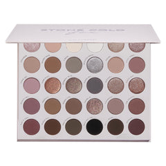Palette ColourPop Stone Cold Fox avec fards mats pour un look neutre durable.