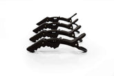 Pinces crocodile Colortrak, finition caoutchouc, grand format, confort lors des séances.