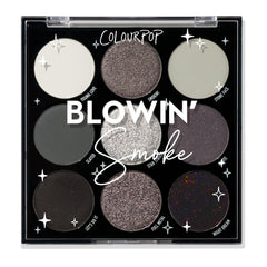 ColourPop Blowin' Smoke, emballage élégant, smoky regard prêt-à-porter pour tous les jours.