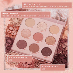 ColourPop Blush Crush metallic gold shimmer swatch adds radiant glow