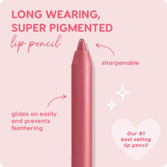 Longue tenue et fini net avec ColourPop Lippie Pencil prêt à l'emploi.