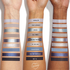 Oeil ColourPop So Elemental bleu matte – texture veloutee et couleur intense