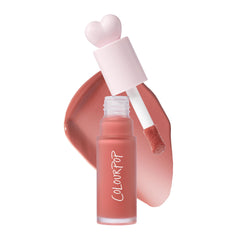ColourPop Weightless Liquid Blush flacon et applicateur doux pour une application précise.