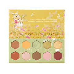 ColourPop Winnie the Pooh Sweet As Can Bee palette opened showing honey tones for everyday looks