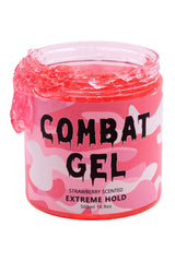 Combat Gel extrême, bouteille de 500 ml, pour une fixation durable sans alcool.