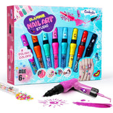 Ensemble Combaybe 8 couleurs pour des créations d’ongles amusantes.