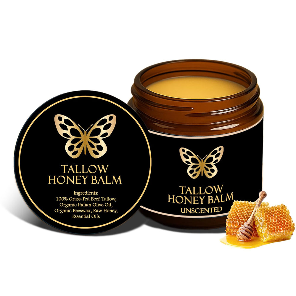 Baume COMFORTENA Tallow Honey: application douce pour une peau hydratée et confortable.