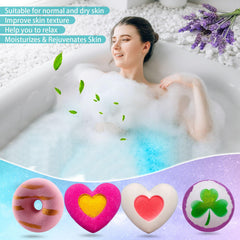 Comfso bombes-bain-trèfle: pétillant parfum fruité pour la routine du soir.