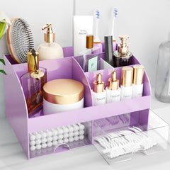 COMFYROOM Organisateur maquillage avec tiroirs, pratique pour coiffeuse.