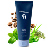 Comme Homme Hydrating Scalp Wash bottle front view for bald men, premium packaging for daily grooming.
