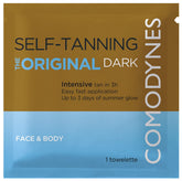 Comodynes lingettes auto-bronzantes intensives pour visage et corps; teinte naturelle.