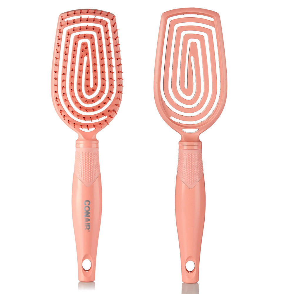 Conair brosse démêlante cheveux – démêlage en douceur et purifie cuir chevelu.