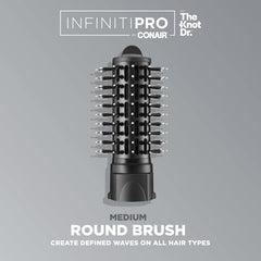 Brosse Knot Dr en nylon Flexalite pour démêlage sans douleur.